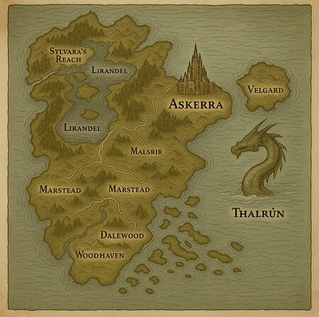 The Folded Flame An ancient symbol: an eye within a serpent's loop, crowned with three prongs above waves. The sign of the Folded Flame.